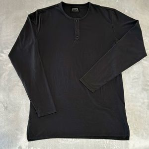 Cuts Clothing - AO Long Sleeve Henley Split-Hem